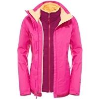 Womens Mossbud Swirl Triclimate Jacket - Luminous Pink