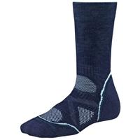 Womens PhD Outdoor Medium Crew Sock - Navy