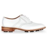 wolsey trickers leather golf shoes white