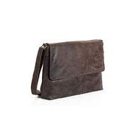 woodland leather messenger bag