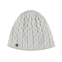 Womens Cable Beanie Hat - White
