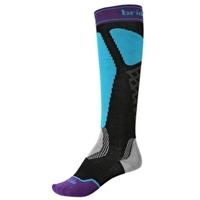 Womens Alpine Tour Sock - Black Turquoise