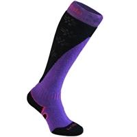 Womens Mountain Sock - Purple Black