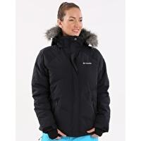 womens lay d down jacket black metallic