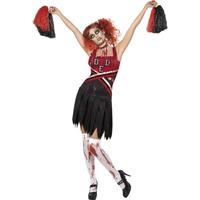 womens high school horror cheerleader costume