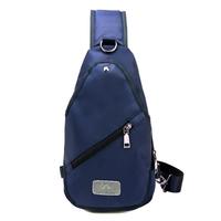 women sling bag solid color waterproof nylon zipper casual outdoor tra ...