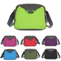 women nylon crossbody bag zipper adjustable strap pockets casual bag t ...