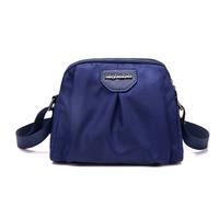 Women Nylon Shoulder Bag Zipper Adjustable Strap Waterproof Durable Casual Travel Crossbody Bag
