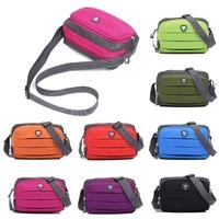 Women Nylon Crossbody Bag Pockets Zipper Adjustable Strap Casual Outdoor Bag Travel Shoulder Bag