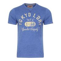 Woodcroft T-Shirt in Cornflower Blue Marl - Tokyo Laundry