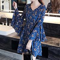 womens casualdaily loose dress letter round neck above knee short slee ...