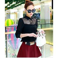 womens daily casual street chic spring shirt skirt suits solid hooded  ...