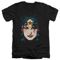 Wonder Woman - Wonder Woman Head V-Neck