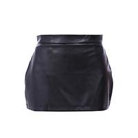 womens solid black skirts sexy casual day mini skirts