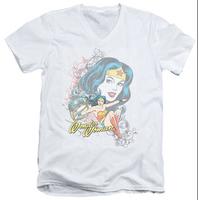 wonder woman wonder scroll v neck