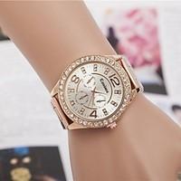 Women\'s Fashion Rhinestones Imitation Diamond Strap Watch Steel Belt Quartz Wrist Watch(Assorted Colors) Cool Watches Unique Watches