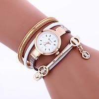 women fashion dress watches crystal luxury strap watch leather bracele ...