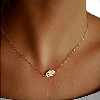womens pendant necklaces alloy fashion simple style gold jewelry party ...
