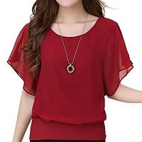 womens casual micro elastic short sleeve regular t shirt cotton