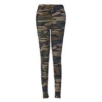 women cross spliced legging cotton polyester