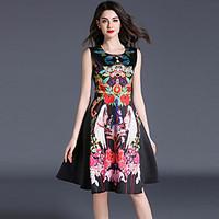 womens going out street chic sophisticated a line sheath dress print r ...