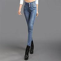 Women\'s High Waist Bodycon Long Jeans