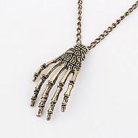 Women\'s Pendant Necklaces Vintage Necklaces Statement Necklaces Alloy Skull / Skeleton Fashion Statement Jewelry Jewelry Daily 1pc