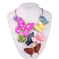 womens statement necklaces wings feather feather euramerican rose red  ...