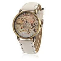 World Map Watch By Plane Watches Women Men Denim Fabric Watch Quartz Relojes Mujer Relogio Feminino Gift