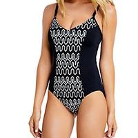 womens bandeau one piece solid polyester black