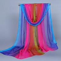 Womens Fashion Georgette Silk Cute Colorful Scarfs 16050CM