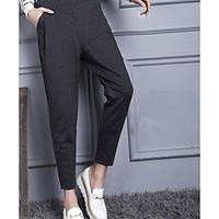 womens high rise inelastic chinos pants simple slim solid