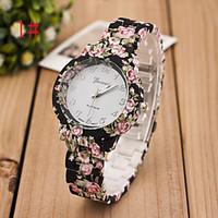 Women\'s Fashion Printing Bohemia Quartz Hand Catenary Plastic Watch(Assorted Colors) Cool Watches Unique Watches Strap Watch