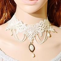 Women\'s Choker Necklaces Collar Necklace Statement Necklaces Vintage Necklaces Tattoo Choker Pearl LaceTattoo Style Fashion Bridal
