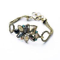Women\'s Chain Bracelet Jewelry Vintage Alloy Flower Rainbow Jewelry For Special Occasion Birthday Christmas Gifts 1pc
