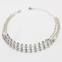 Women\'s Anklet/Bracelet Rhinestone Imitation Diamond Tassel European Multi Layer Jewelry 147 Wedding Party Daily Casual