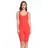 womens solid backless slim sport over hip jumpsuits simple active u ne ...