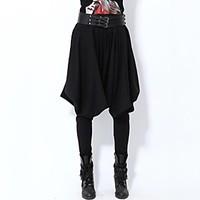 womens black looseharem pants casualplus sizes