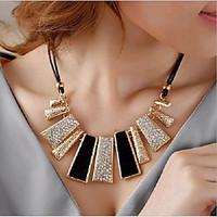 Women\'s Choker Necklaces Statement Necklaces Geometric Irregular Alloy Statement Jewelry Gold Jewelry For Party 1pc