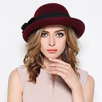 women wool bucket hat vintage work casual spring fall winter