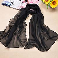 Women\'s Cute/Casual Chiffon/Polyester Solid Color Scarves