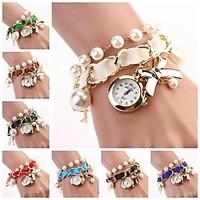 Women Hang Bow Bracelet Watch New Pearl Series Strap Watches(Assorted Colors) CD-118 Cool Watches Unique Watches Fashion Watch