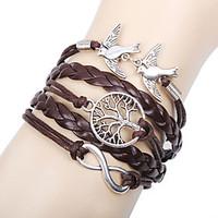 womens charm bracelet leather bracelet wrap bracelet basic friendship  ...