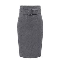Women\'s Work Fashion Thicken One Step Slim Skirt Plus Size
