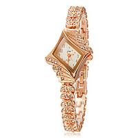Women\'s Diamante Dial Alloy Band Quartz Analog Wrist Watch (Assorted Colors) Cool Watches Unique Watches