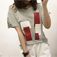 womens cut out party street chic fallwinter t shirt solid high neck lo ...