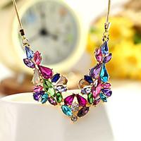 Women\'s Statement Necklaces Jewelry Jewelry Crystal Alloy Unique Design Euramerican Fashion Jewelry 147 Party Other Evening Party