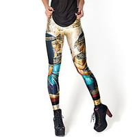 women print legging polyester medium