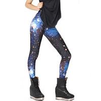 Women Print Legging, Polyester Medium