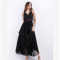 womens casualdaily simple loose dress solid off shoulder maxi sleevele ...